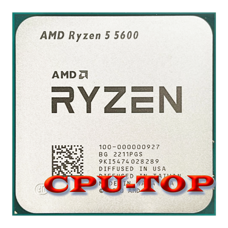 AMD Ryzen 5 5600 R5 5600 3.5 GHz, 6 ھ 12  CPU..